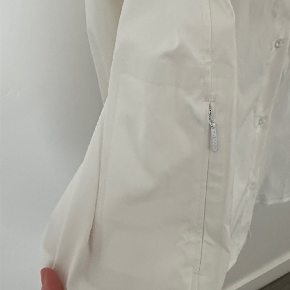 Athleta White Button Down - image 3
